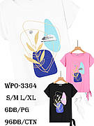 Женские футболки оптом, Glo-story,  S/M-L/XL рр. WPO-3364