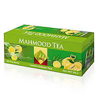 Чай зеленый в пакетиках MAHMOOD TEA с ароматом лимона 25шт