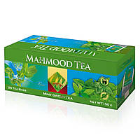 Чай зеленый в пакетиках MAHMOOD TEA с ароматом мяты 25шт