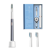 Електрична зубна щітка Brillix Home&Travel Collection Gray, фото 10
