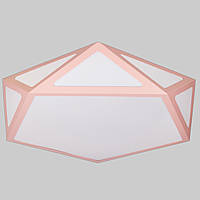 Розовая 52см светодиодная люстра с пультом (52-L67 pink)