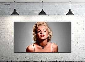 Картина на полотні на стіну для інтер`єру/спальні/прихожої DK Мерілін Монро (DKP4560-MO1) 50х100 см