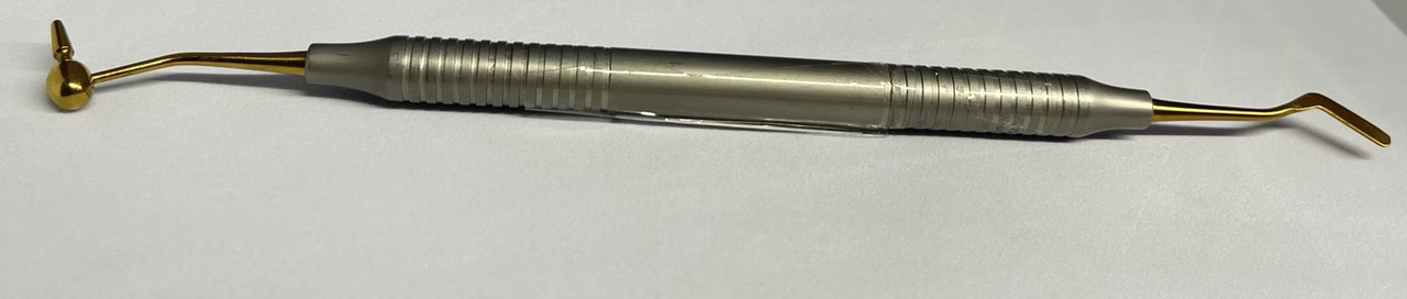 Гладилка-штопфер (інструмент) реставрацій по композиту з нітрид титановим покриттям, Пакистан "Medisporex"