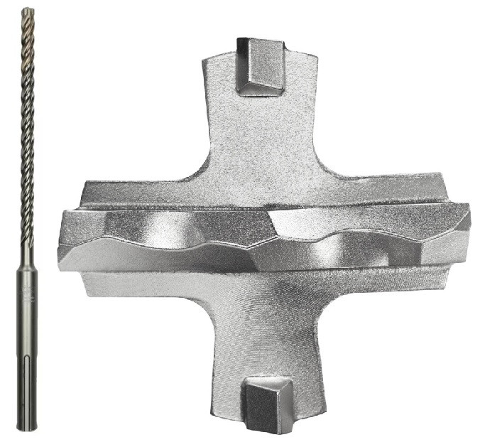 Бур SDS-max 14х540х400 мм TCT 4 різальні крайки ⭐️⭐️⭐️ Hitachi / HiKOKI 754368