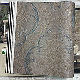 Шпалери вінілові на флізеліновій основі темно-бежевий AdaWall SEYYAH 1,06 х 10,05м (1312-3), фото 6