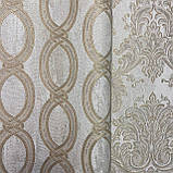 Шпалери вінілові на флізеліновій основі сіро-бежевий AdaWall Seven 1,06 х 10,05м (7808-1), фото 4