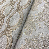 Шпалери вінілові на флізеліновій основі сіро-бежевий AdaWall Seven 1,06 х 10,05м (7808-1), фото 5