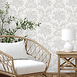 Шпалери вінілові на флізеліновій основі світло-сірий AdaWall SEYYAH 1,06 х 10,05м (1310-1), фото 7