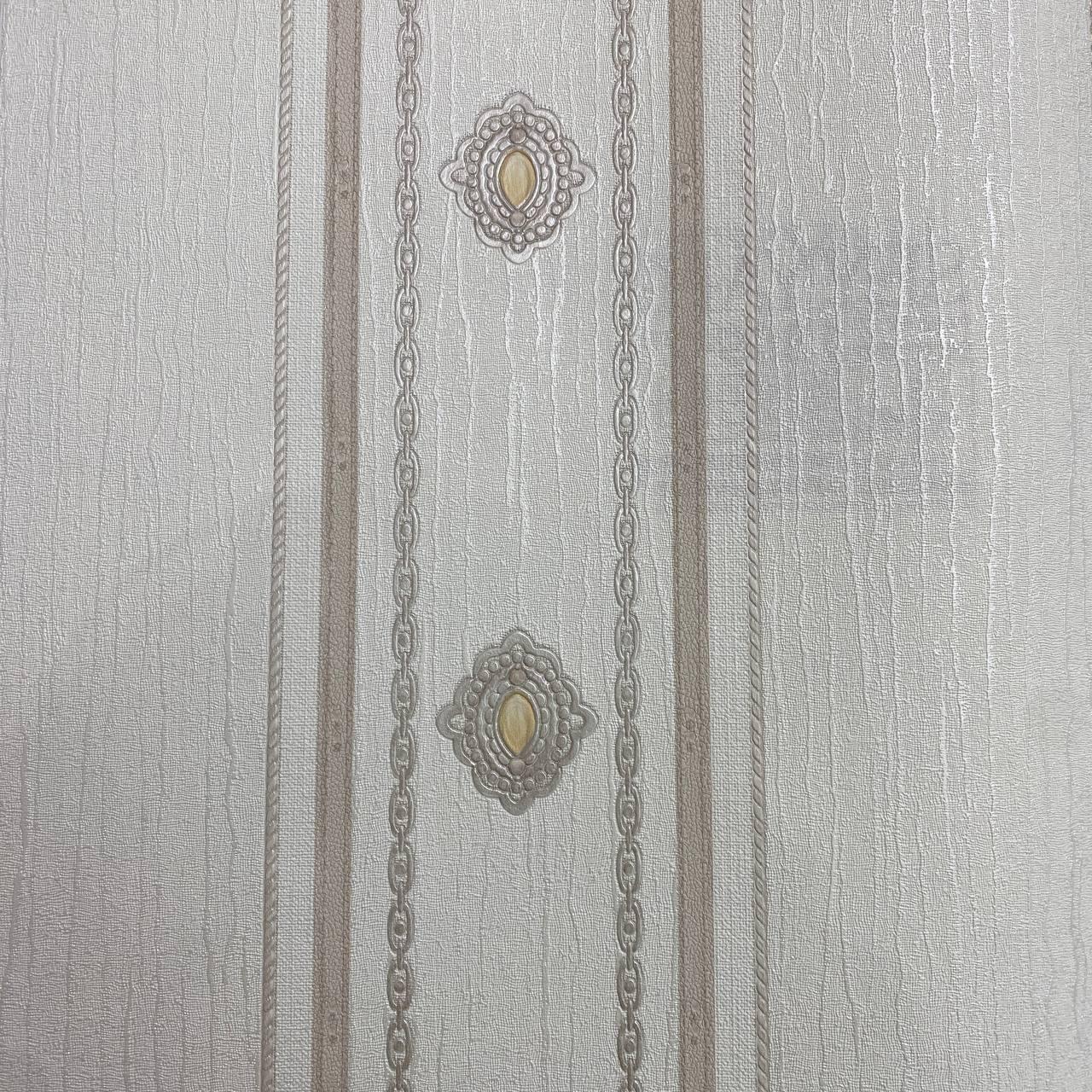 Шпалери вінілові на флізеліновій основі сіро-бежевий AdaWall SEYYAH 1,06 х 10,05м (1309-2)