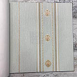 Шпалери вінілові на флізеліновій основі м'ятний AdaWall SEYYAH 1,06 х 10,05м (1309-4), фото 5