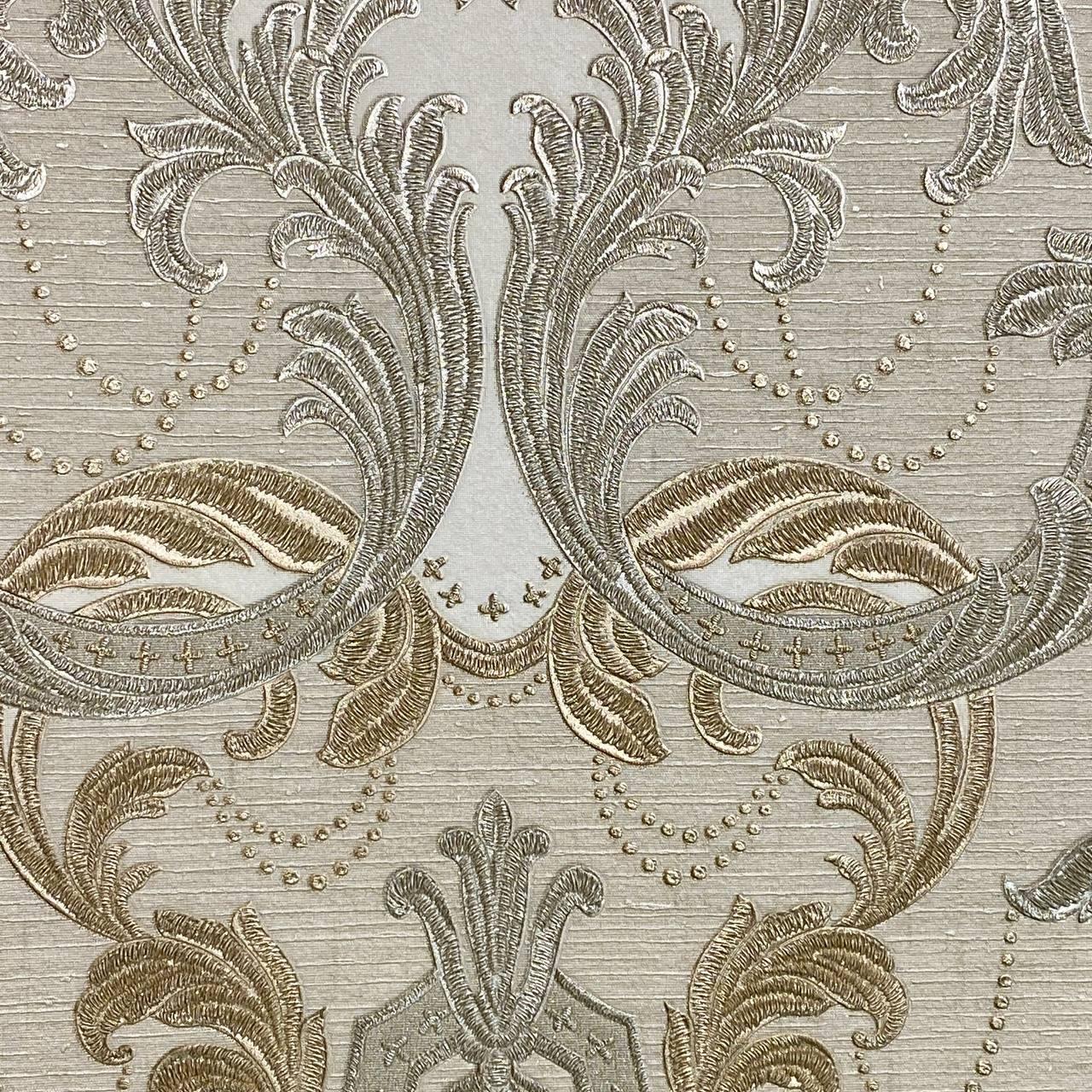 Шпалери вінілові на флізеліновій основі темно-бежевий AdaWall Signature 1,06 х 10,05м (1002-4)
