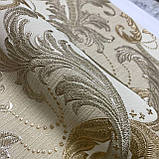 Шпалери вінілові на флізеліновій основі темно-бежевий AdaWall Signature 1,06 х 10,05м (1002-4), фото 3