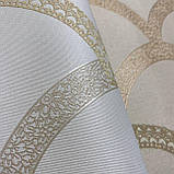 Шпалери вінілові на флізеліновій основі сіро-бежевий AdaWall Seven 1,06 х 10,05м (7811-1), фото 6