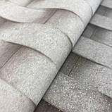 Шпалери вінілові на флізеліновій основі сіро-бежевий AdaWall Seven 1,06 х 10,05м (7814-1), фото 4