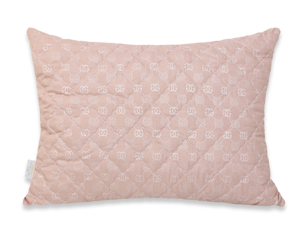 Пудрова подушка для сну стьобана на блискавці прямокутна 50*70 мікрофібра / холофайбер від виробника