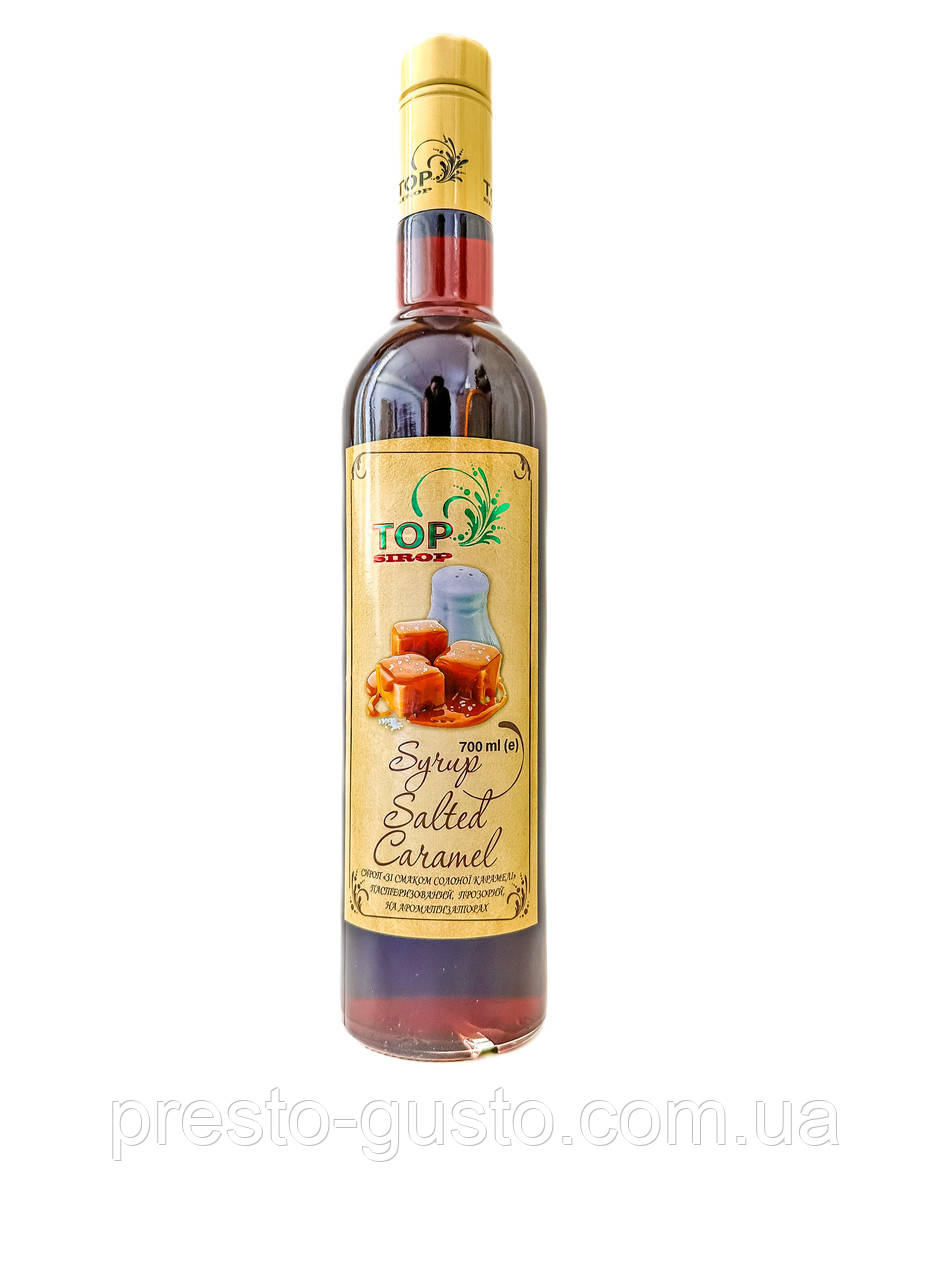 Сироп "Солона Карамель" 0,9 л ТМ "TOP Sirop"