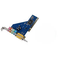Звуковая карта PCI - 4CH (c-media 8738), 3D 4.1, Windows 98 / Windows2000 / XP / NT win7 32 / 64, BOX