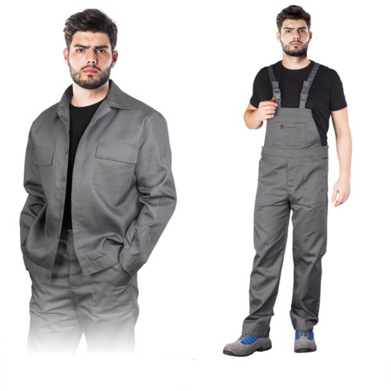 Робочий костюм спецодяг куртка та напівкомбінезон роба спецівка чоловіча польща