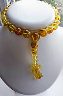 Чітки MINOV 2587 Оберег із натурального бурштину