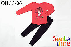 Пижама детская интерлок р.98-104 SmileTime для дівчинки Cosmo Girl, коралл (ДЕТСКАЯ) 104
