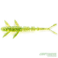 Силикон FishUp Flit 4" 7шт #026 Flo Chartreuse Green "Оригинал"