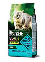 Сухий беззерновий корм Monge Cat Bwild GRAIN FREE для котів зі смаком тріски 1,5 кг