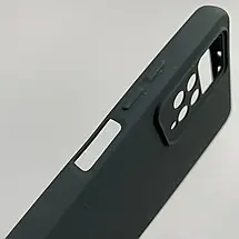 Чохол для Xiaomi Redmi Note 12 Pro матовий із захистом для камери чохол на телефон сяомі нот 12 про чорний cmr, фото 3