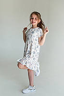 Літнє плаття для дівчинки  SmileTime Bubbles, біле