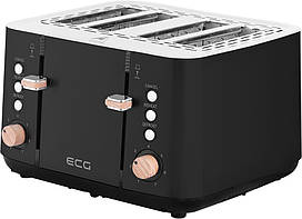 Тостер на 4 тоста ECG ST 4768 Timber Black