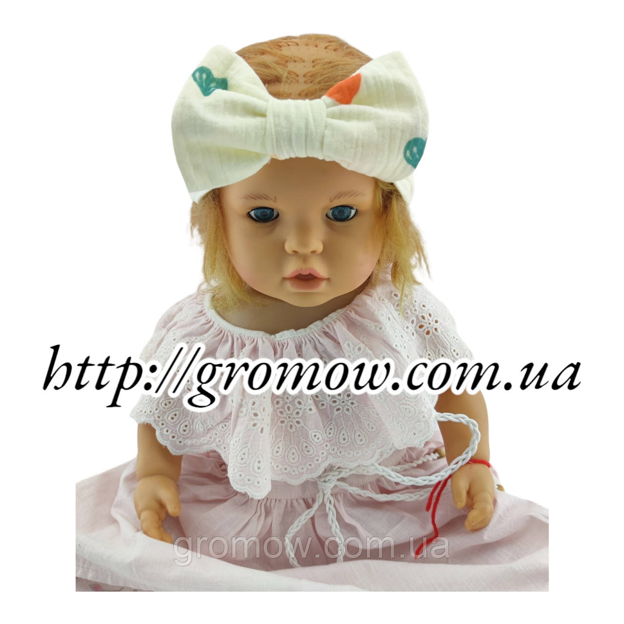 Оптом косинки дитячі 48-54 розмір пов'язка дитяча головні убори для дівчаток пов'язки (ОК64), фото 1