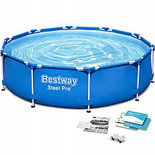 Круглий каркасний басейн Bestway 56677 305х76 см (4678 л, Польща)