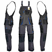 Спецодежда рабочий полукомбинезон защитный, спецовка для работников, роба униформа специалиста, польша