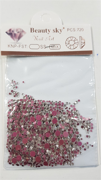 Декор камені білі 1440 від.(на основі рожевої)