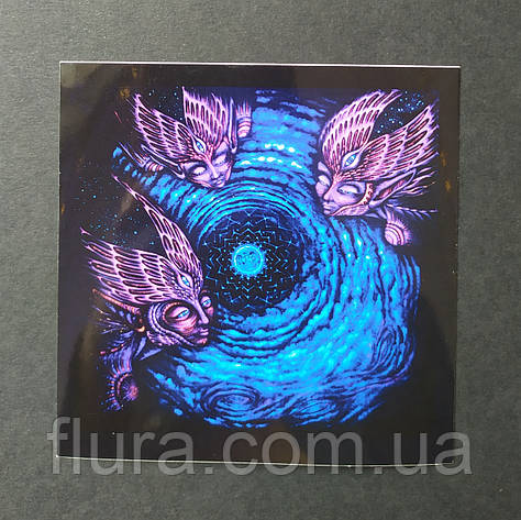 Стікер Fluranet ( авторська наліпка, репродукція картини Nita Kravets ), фото 1