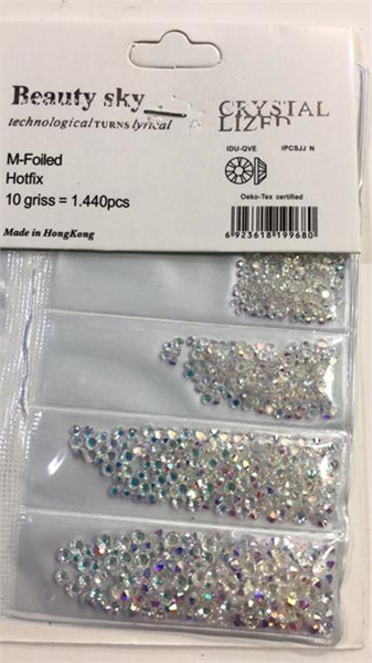 Камені кришталь мікс(1440шт)