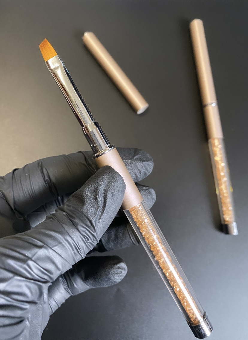 Кисть манікюрна скошена для гелю