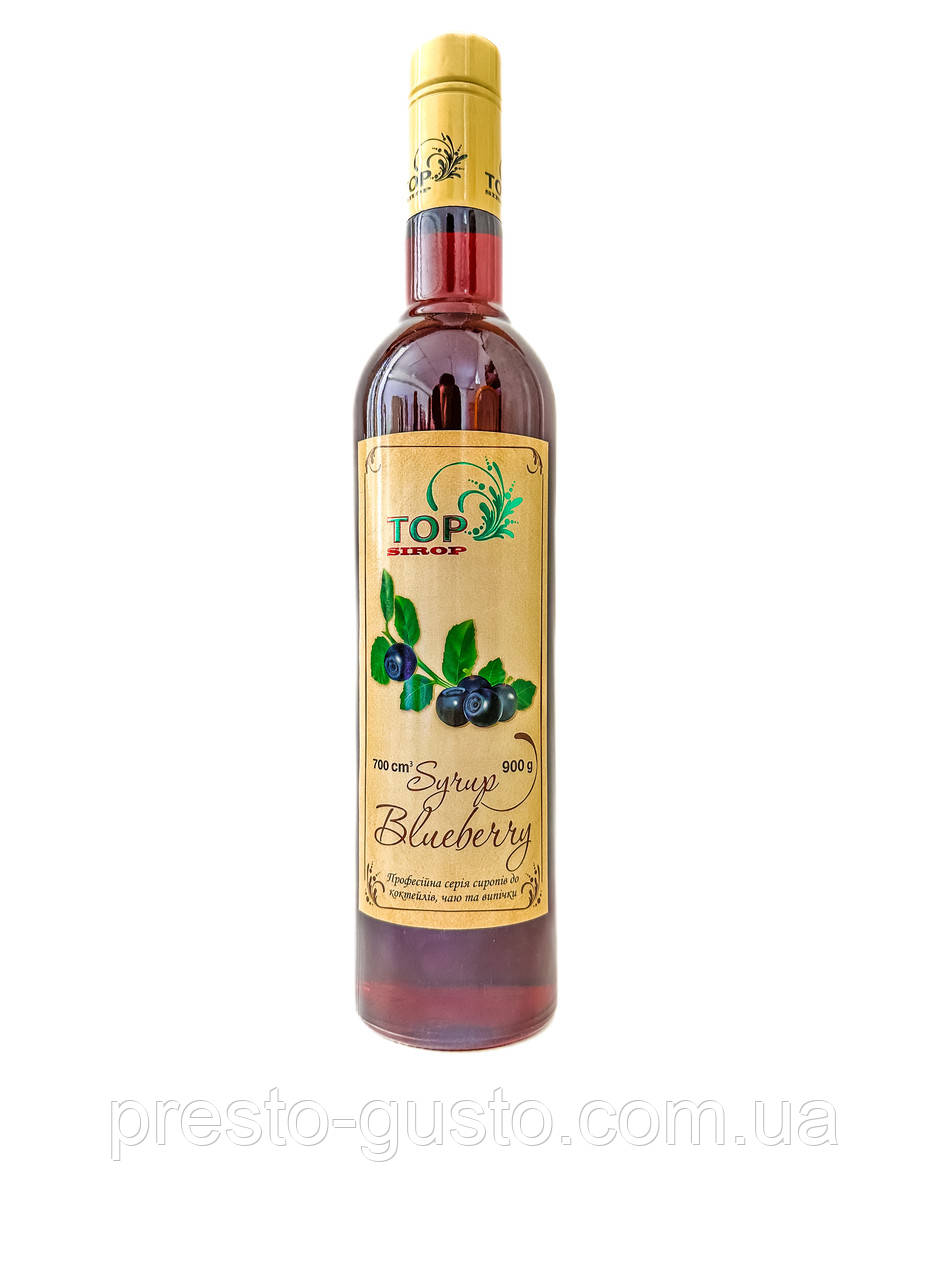 Сироп "Чорниця" 0,9л ТМ "TOP Sirop"