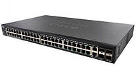 СУ Коммутатор управляемый Cisco SG350X-48, Layer 3, 48 x Gigabit, 2 x 10Gigabit/SFP+, 2 x SFP+