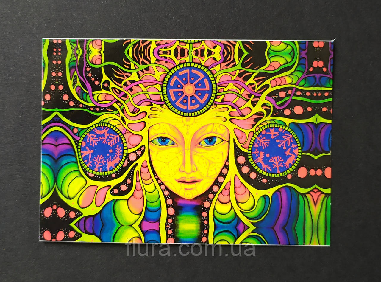 Стікер Fluranet ( авторська наліпка, репродукція картини Nita Kravets )