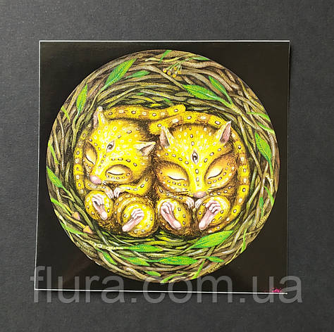 Стікер Fluranet ( авторська наліпка, репродукція картини Nita Kravets ), фото 1