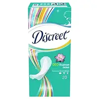 DISCREET Щоденні гіг. прокл. Deo Water Lily Single 20шт