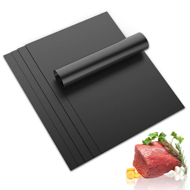 Антипригарний тефлоновий килимок гриль мат BBQ grill sheet 33*40 см | Килимок для приготування на грилі решітці-1807