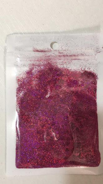 Пісок з блискітками для дизайну нігтів малиновий
