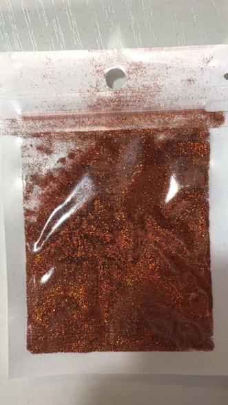 Пісок з блискітками для дизайну нігтів охра