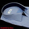 Сорочка чоловіча, прямого покрою, з коротким рукавом, FITMENS FS-000694 Sax Mavi 90% бавовна 10% поліестер, фото 3