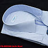Сорочка чоловіча, прямого покрою, з коротким рукавом, FITMENS FS-002560 Acik Mavi 100% бавовна M(Р), фото 3