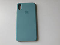 Силіконовий чохол для телефона iPhone XS Max бірюзового кольору