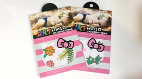 Дитячі стікери для волосся Art hair decorations
