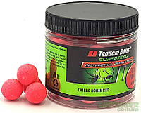 Бойлы Tandem Baits Fluo Pop-Up 16mm 70g Chili & Robin Red (Специи Робин Ред) "Оригинал"