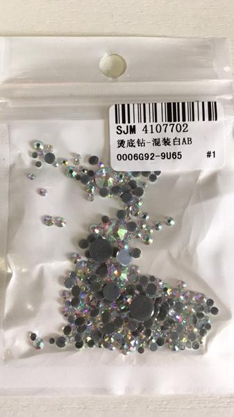 Декор для нігтів камені хамелеон асорті розмірів